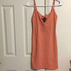 Peach summer dress